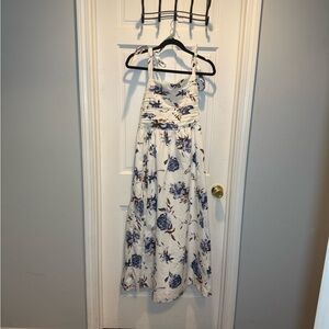 A&F Emerson Tie-Strap Maxi Dress with Pockets (adjustable straps)